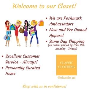 Welcome to our Closet on Poshmark!
